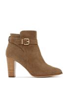 Reiss Imogen Belted Ankle Booties