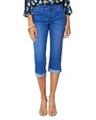 Nydj Petites Marilyn Straight Cropped Jeans In Morena