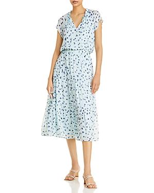 Bella Dahl Printed Flutter Sleeve Dress