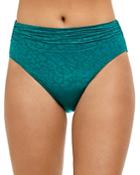 Profile By Gottex Luminous Safari Side Shirred Bikini Bottoms