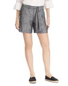Lauren Ralph Lauren Striped Linen Shorts