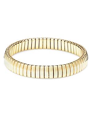 Aqua Small Bar Stretch Bracelet In Gold Tone - 100% Exclusive