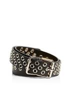 Karen Millen Grommet Leather Belt