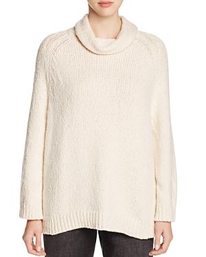 Eileen Fisher Cowl Neck Organic Cotton Sweater