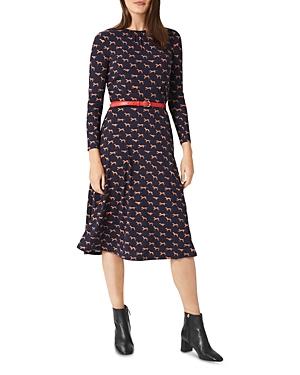 Hobbs London Sian Printed Jersey Dress