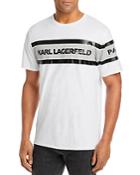 Karl Lagerfeld Paris Horizontal Logo Slim Fit Tee