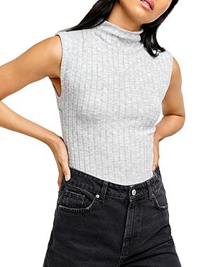 Free People Babetown Rib Knit Sleeveless Baby Tee