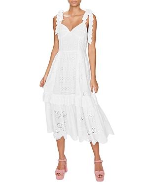 Loveshackfancy Antonella Eyelet Midi Dress
