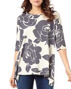 Phase Eight Mitsy Rose Print Swing Top