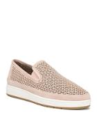 Donald Pliner Women's Maddox Perforated Suede Slip-on Sneakers