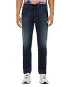 Diesel Krooley-e-ne Slim Straight Jeans In Denim
