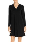 Eileen Fisher V-neck Button-front Dress