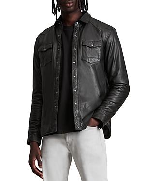 Allsaints Arline Leather Shirt