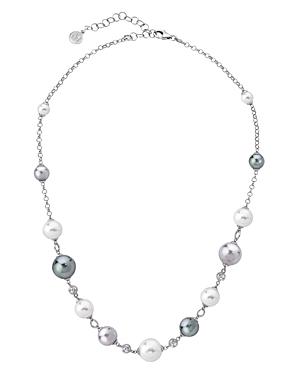 Majorica Mixed Simulated Pearl Necklace, 16