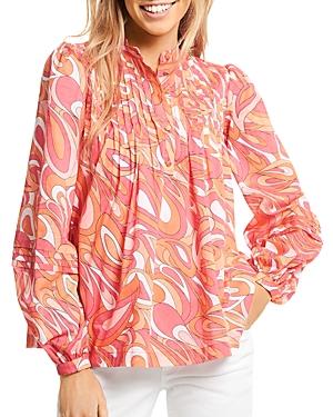 Michael Michael Kors Groovy Swirl Printed Top