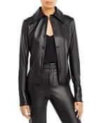 Sergio Hudson Leather Shirt