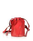 Chloe Tulip Mini Leather Bucket Crossbody Bag