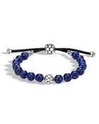 John Hardy Sterling Silver Dot Bead Bracelet With Lapis