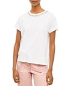 Gerard Darel Jerry Jewel Trim Tee