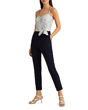 Lauren Ralph Lauren Metallic Tank Jumpsuit
