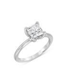 Bloomingdale's Princess Cut Diamond Engagement Ring In 14k White Gold, 1.5 Ct. T.w. - 100% Exclusive