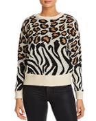 Vero Moda Mixed-animal-pattern Sweater