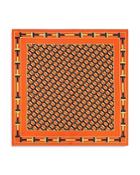 Tory Burch Two For T Reversible Silk Neckerchief