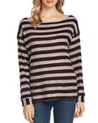 Vince Camuto Striped Boatneck Sweater