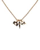 Karl Lagerfeld Paris Crystal Charms Pendant Necklace, 16