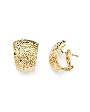 Bloomingdale's Made In Italy 14k Yellow Gold Button Earrings - 100% Exclusive