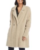 Karen Kane Fuzzy Knit Sweater Coat