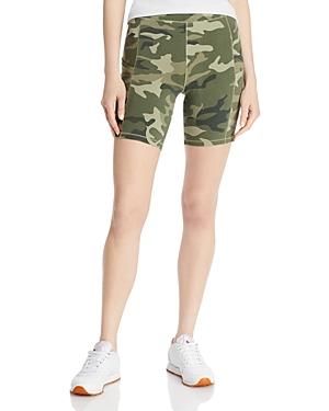 Monrow Camo Bike Shorts