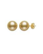 Bloomingdale's Golden South Sea Pearl Stud Earrings In 14k Yellow Gold - 100% Exclusive