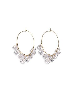 Luv Aj Rock Candy Wire Hoop Earrings