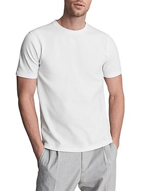 Reiss Preston Honeycomb Textured Tee