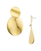 Kate Spade New York Double Curved Disc Drop Earrings