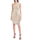 Bcbgmaxazria One Shoulder Asymmetric Sequin Dress