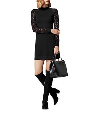 Karen Millen Embellished Leopard Sweater Dress