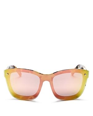 3.1 Phillip Lim Mirrored Square Sunglasses, 152mm