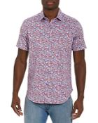 Robert Graham Kiss Of Death Cotton Blend Printed Shirt