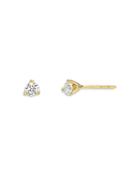 Zoe Lev 14k Yellow Gold Diamond Mini Stud Earrings