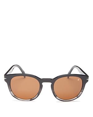 David Beckham Men's Round Sunglasses, 50mm