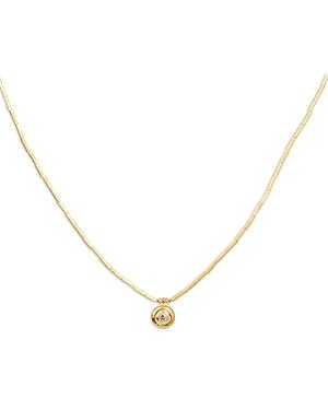 Gurhan 24k Yellow Gold Droplet Diamond & Seed Pearl Pendant Necklace, 18