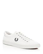 Fred Perry Underspin Herringbone Knit Lace Up Sneakers