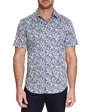 Robert Graham Pershing Cotton Stretch Floral Print Classic Fit Button-up Shirt