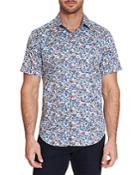 Robert Graham Pershing Cotton Stretch Floral Print Classic Fit Button-up Shirt