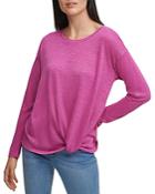 Dkny Twisted Long Sleeve Tee