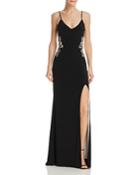 Avery G Embellished Cutout Gown - 100% Exclusive