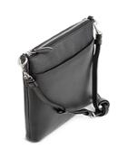 Royce New York Pebble Grain Leather Crossbody
