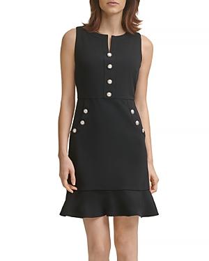 Karl Lagerfeld Paris Scuba Crepe Dress